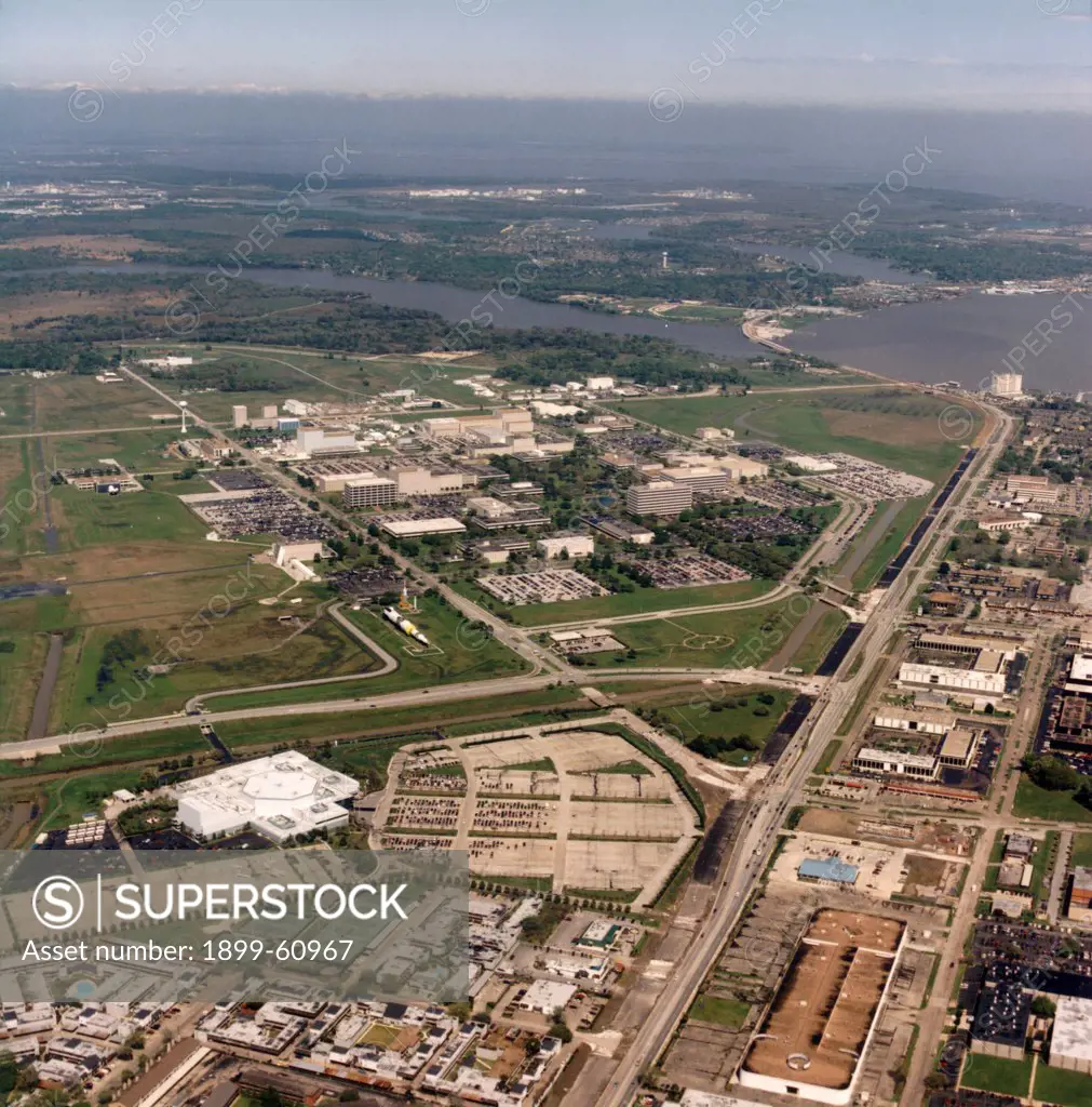 Texas, Houston. Aerial Image Of Johnson Space Center.