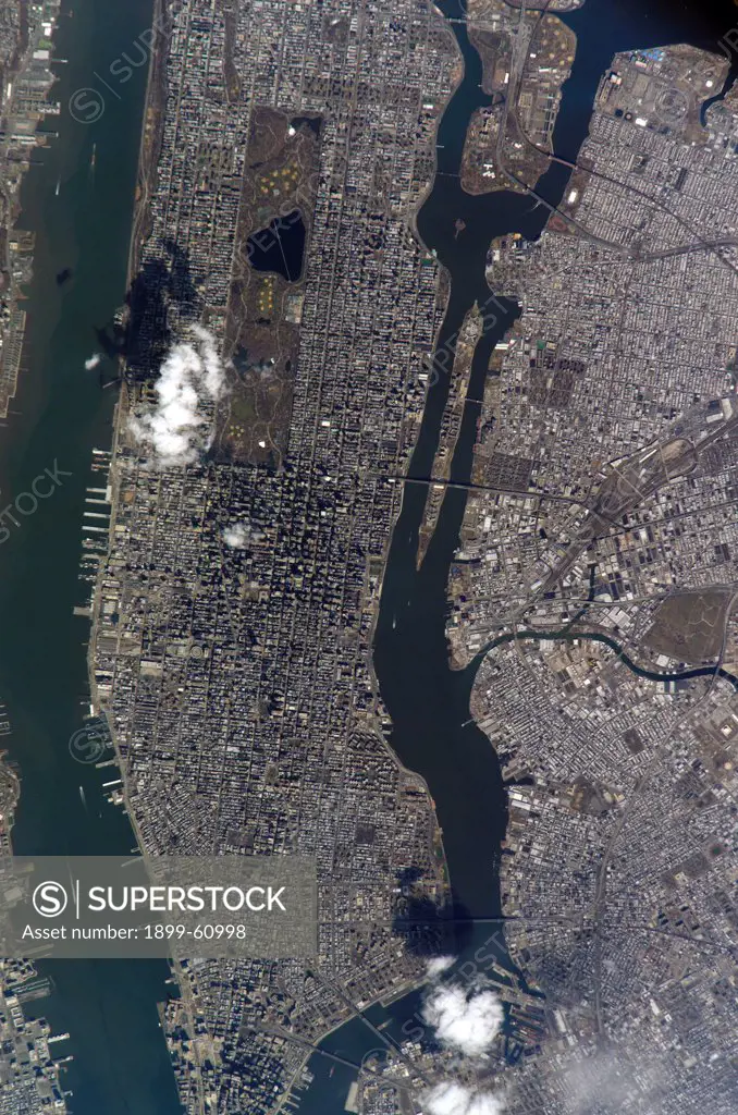 New York City, Aerial Image Of Manhattan