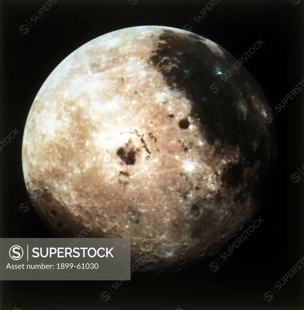 The Moon As Seen From The Galileo Spacecraft.
