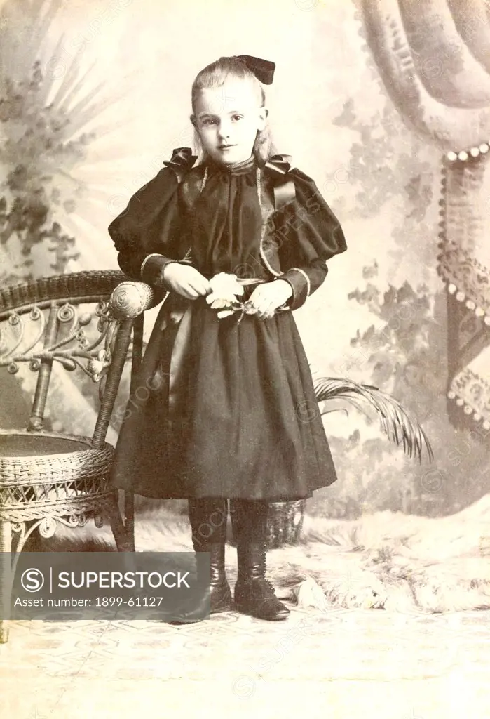 Vintage Photo Of A Girl