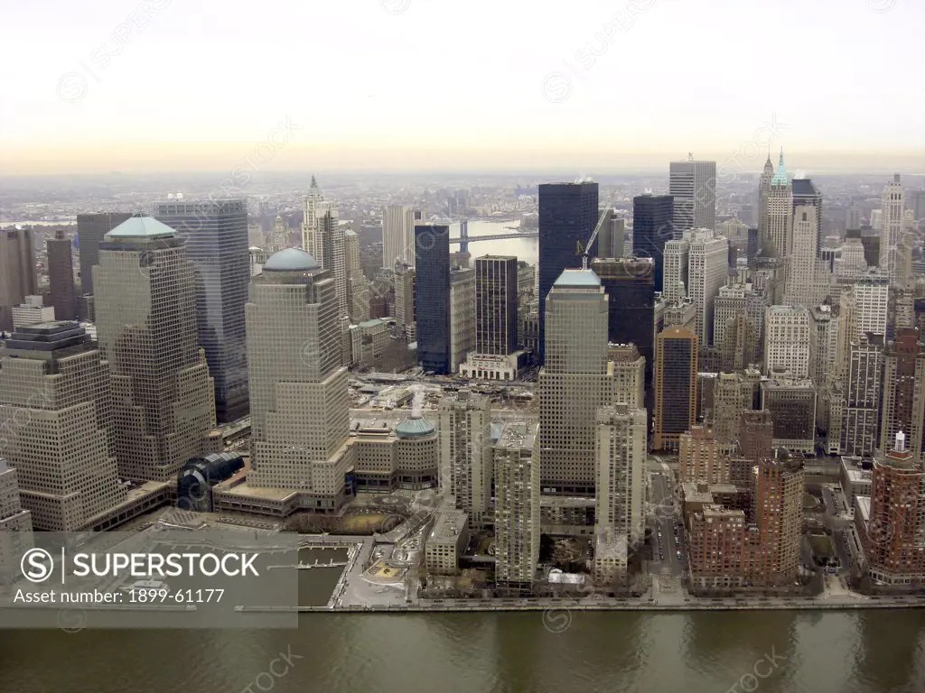 Lower Manhattan Aerial View
