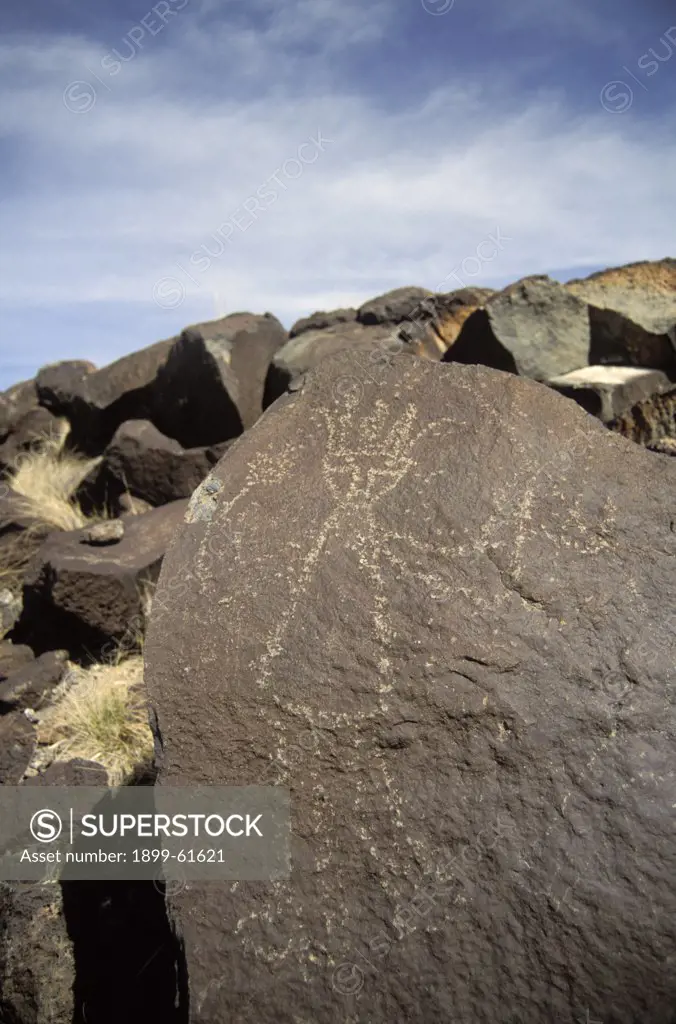 New Mexico, Albuquerque. Petroglyph, Petroglyph National Monument.