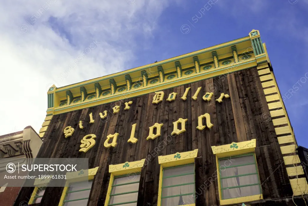 Colorado, Leadville: Exterior Of The Silver Dollar Saloon