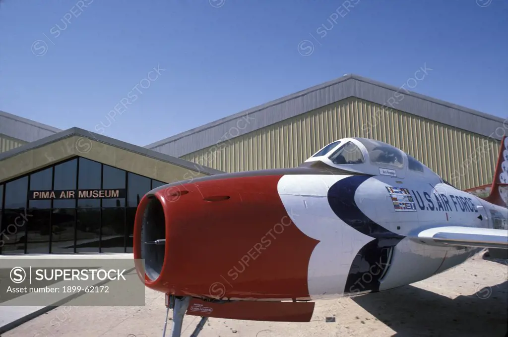 Arizona, Tucson. Pima Air Museum. Air Force Jet.