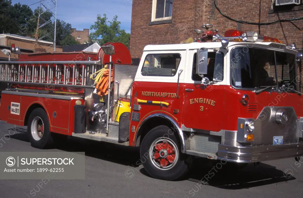 Massachusetts, Northampton. Fire Engine.