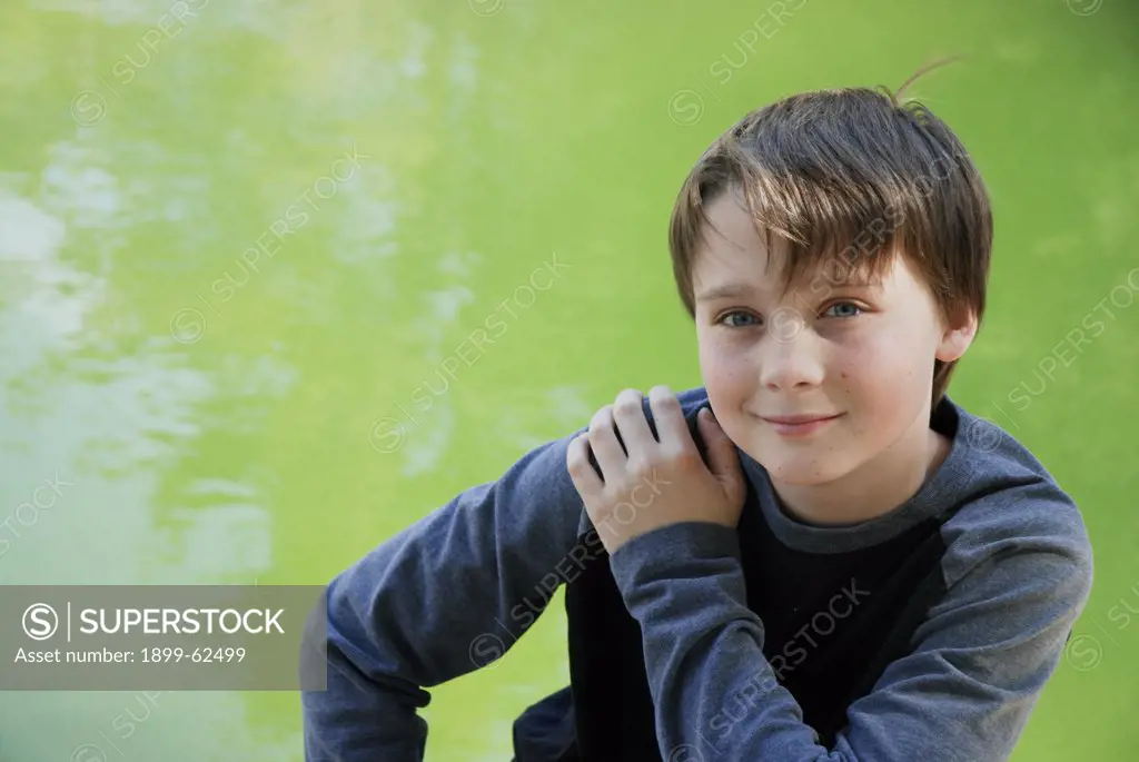 Thoughtful Boy With Relection