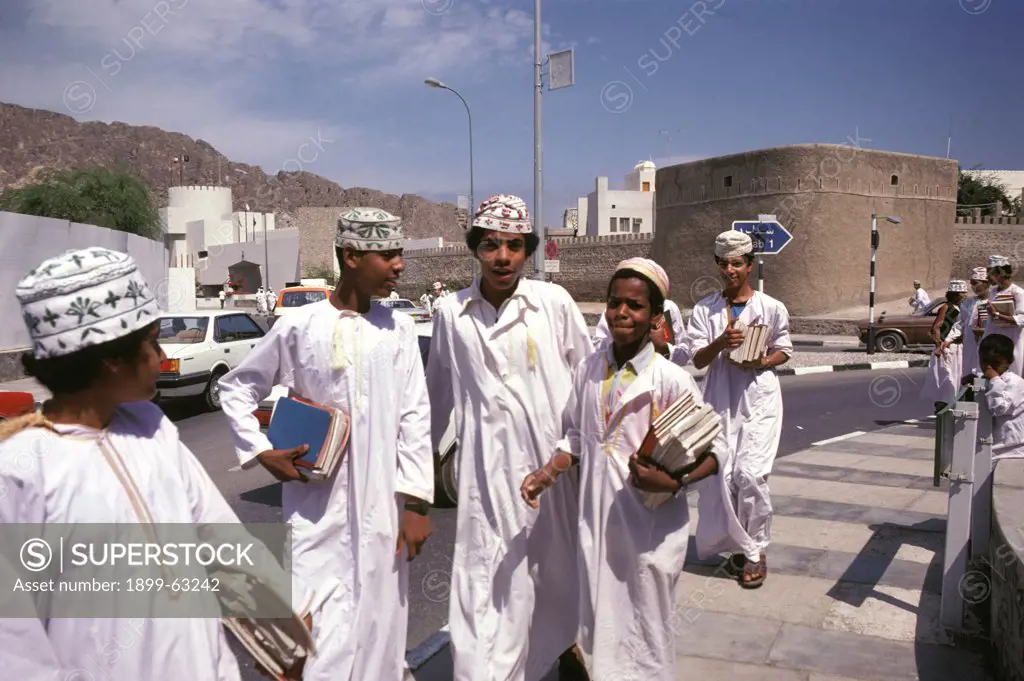 Sultanate Of Oman, Muscat Street Scene