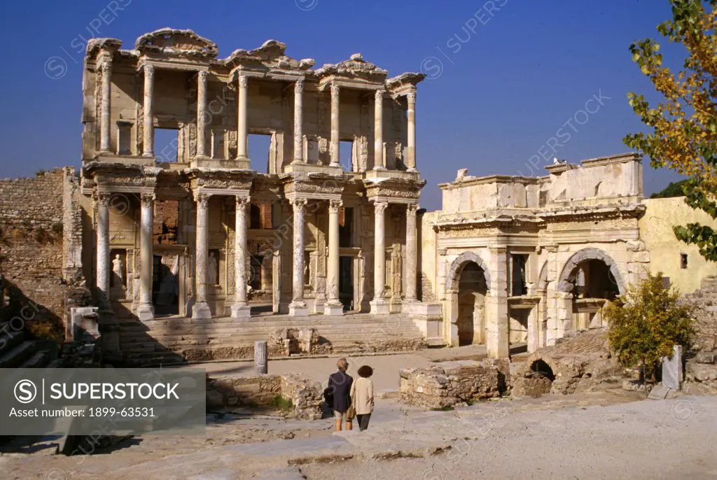 Turkey, Ephesus. Celsus Library (Completed Ad 135)
