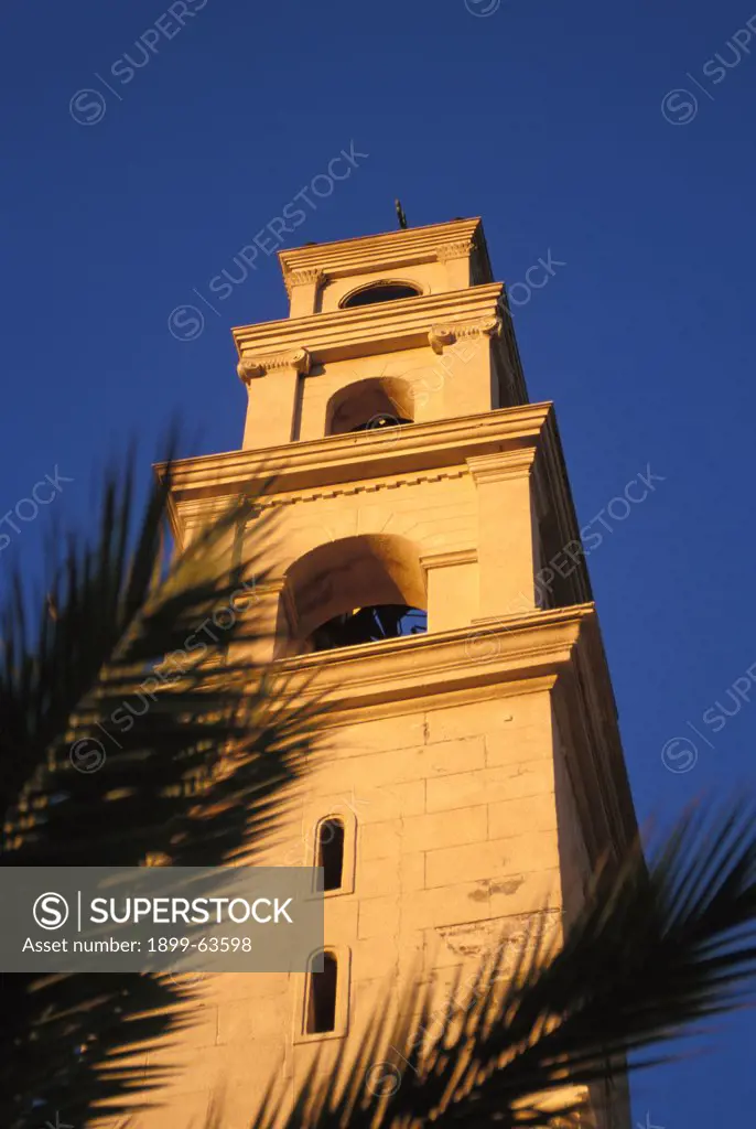 Israel, Jaffa. Campanile, Saint PeterS Church