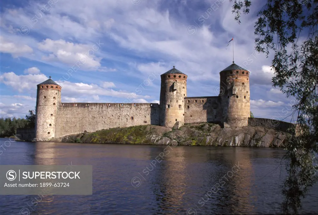 Finland, Savonlinna. Olavinlinna. Castle.