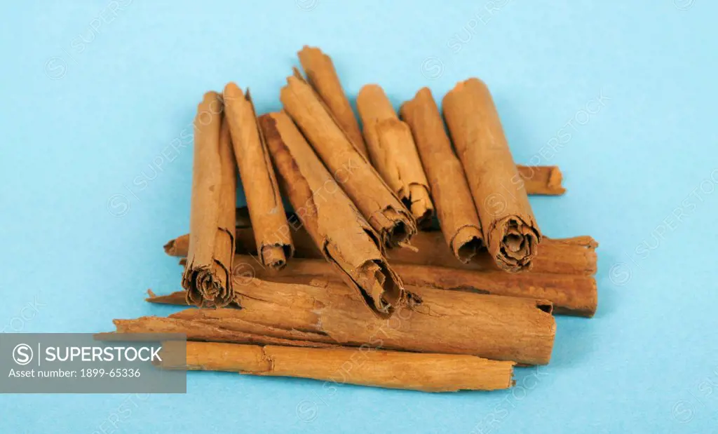 Studio shot of Cinnamon sticks, close-up