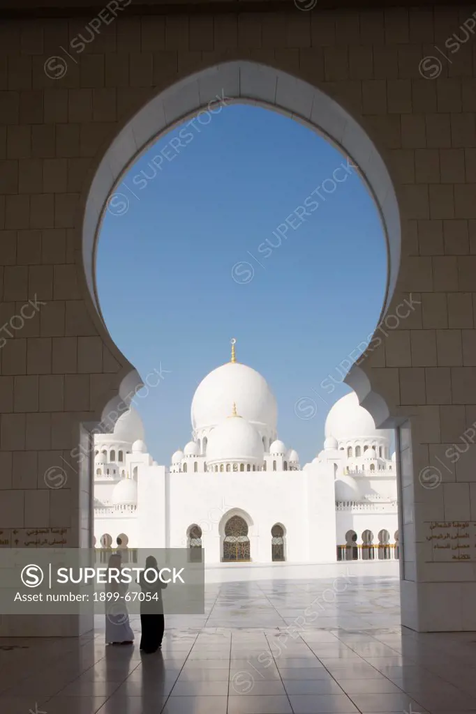 Sheikh Zayed Grand Mosque. The biggest mosque in the UAE  and considered one of the 10 largest mosques in the world.