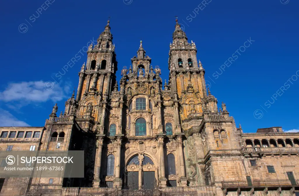 Santiago de Compostela cathedral façade
