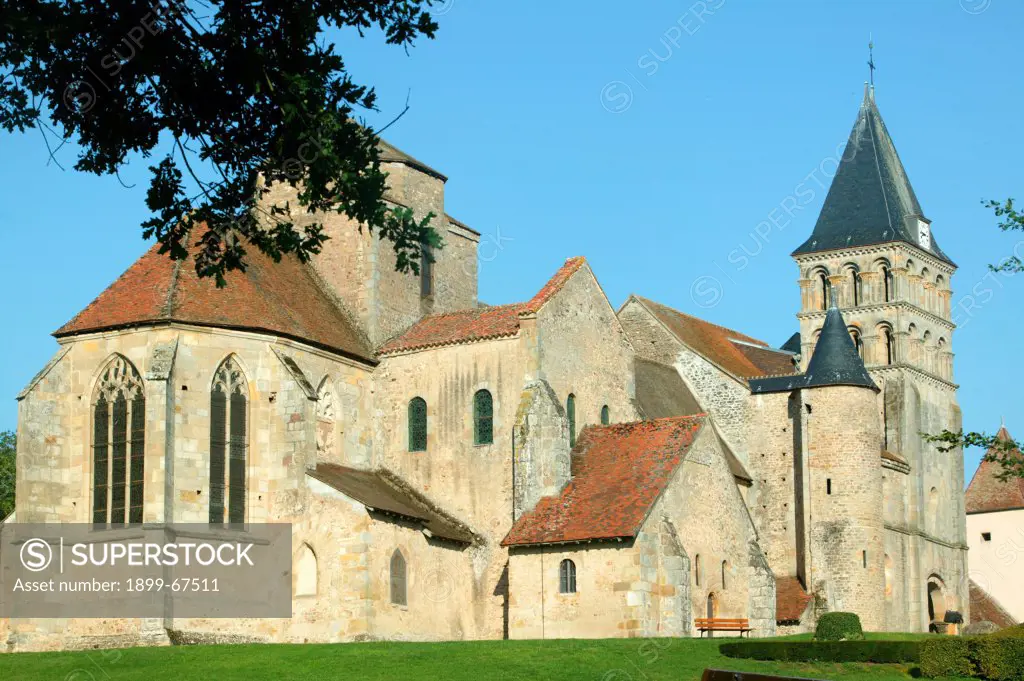 Romanesque church. Perrecy les Forges church