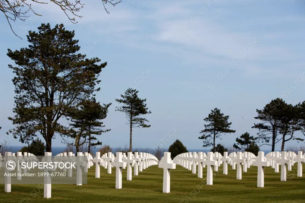 American cemetery at Omaha beach