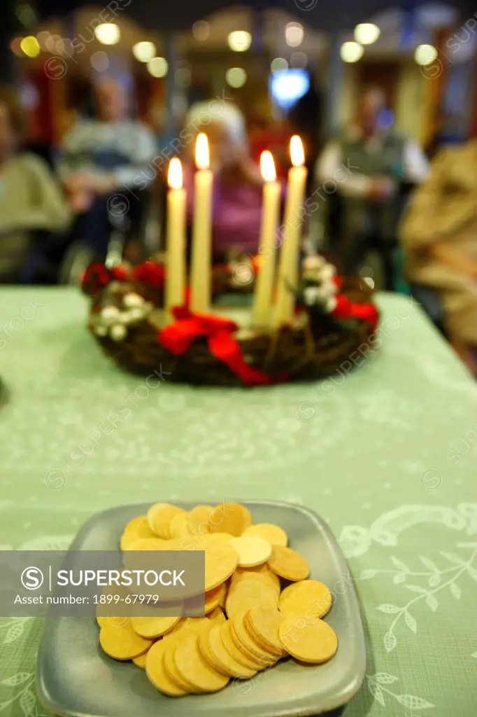 Catholic mass in an elderly persons' home