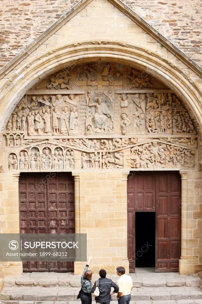 Sainte Foy abbey church doors and tympanum