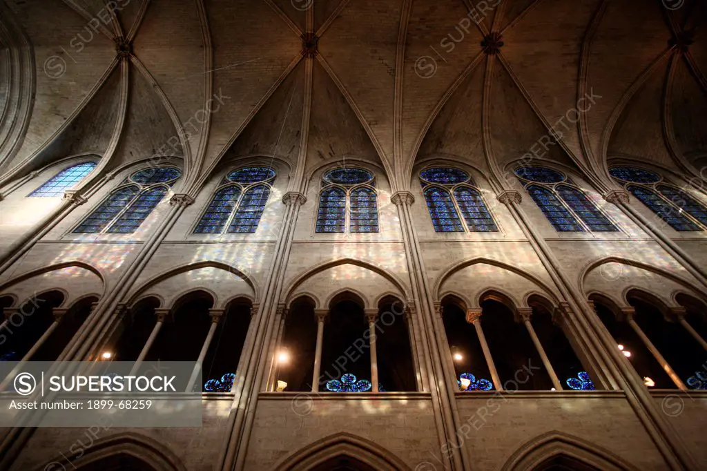 Notre-Dame de Paris cathedral nave