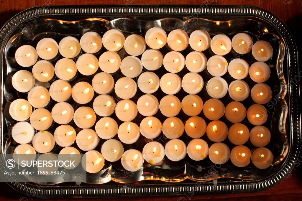 Wesak day celebration.  Candles.