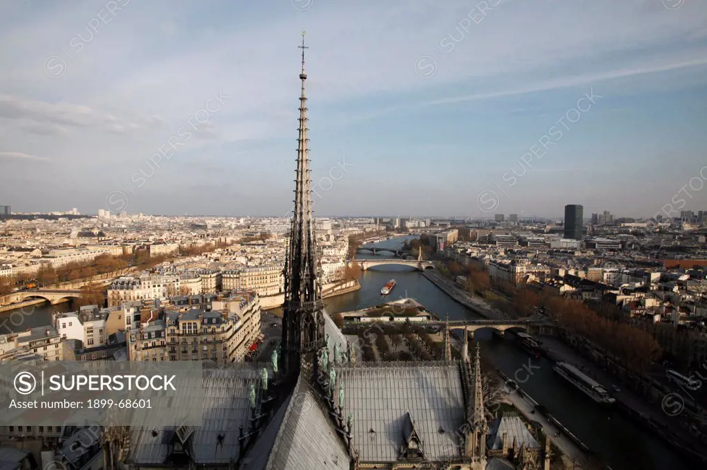 View from Notre Dame Cathedral roof