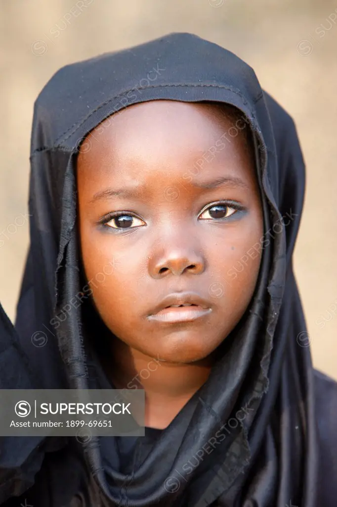 Muslim girl in Africa.