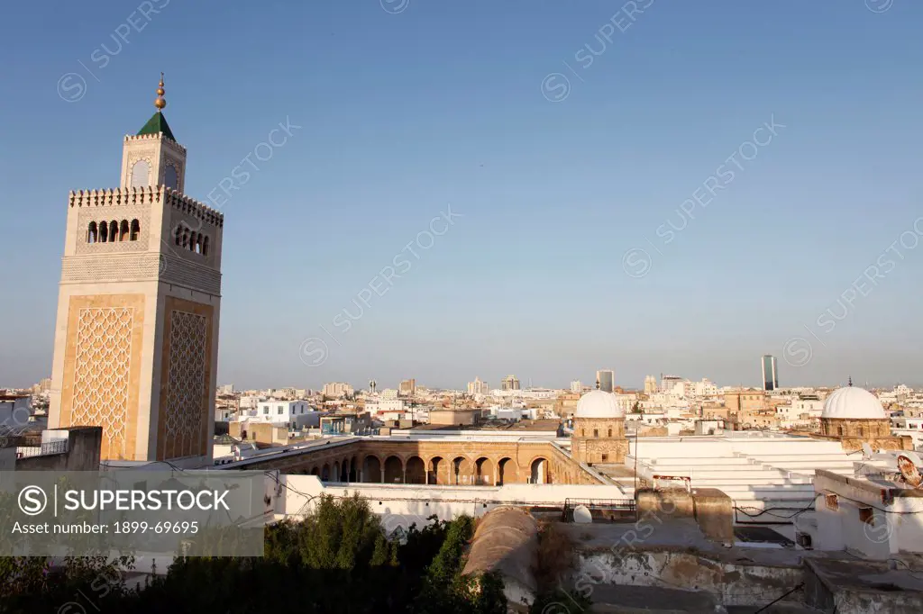 Tunis great mosque (called Ezzitouna, the Olive Mosque)