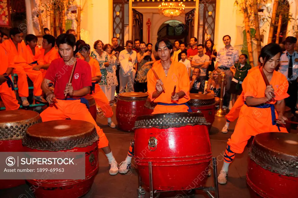 Drum and percussion music for the traditional Chinese New Year Lion Dance.
