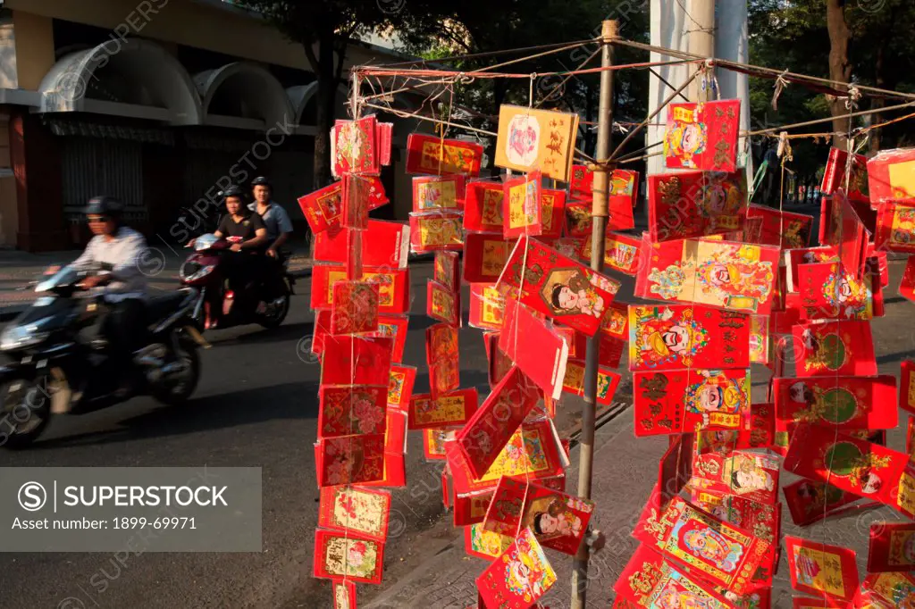 Chinese new year. Red envelopes for good luck and fortune.