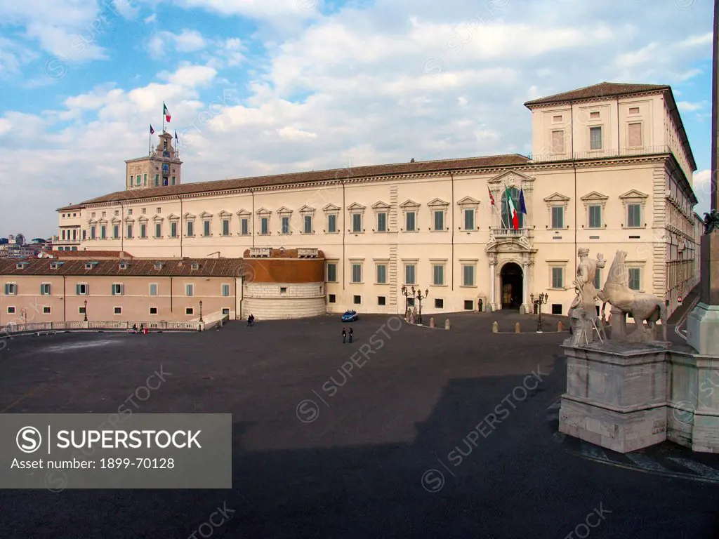 Quirinal Palace, by Castelli Francesco known as Borromini,Maderno Carlo,Bernini Gian Lorenzo,Mascarino Ottaviano, 17th Century,