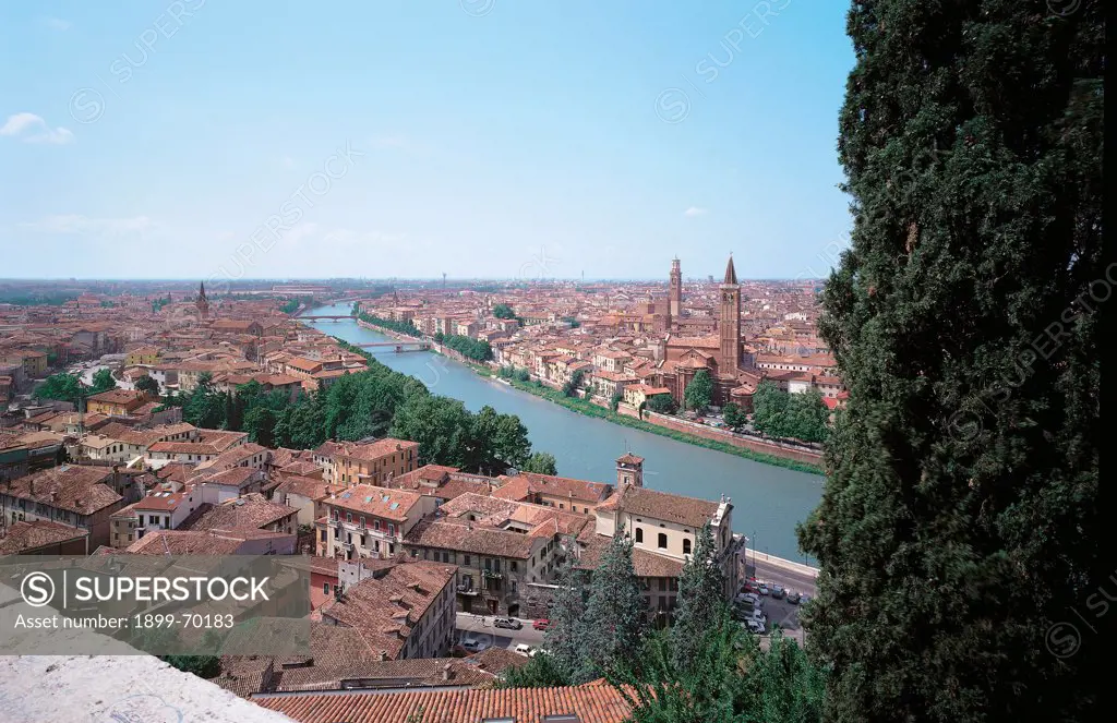 Verona. View of Old Town,