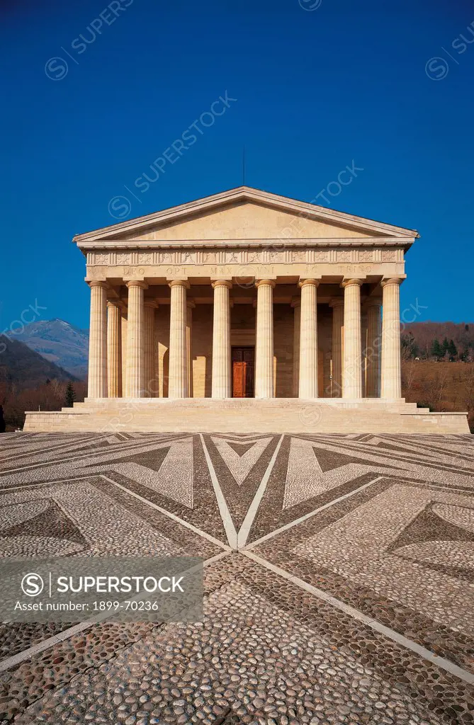 The Temple in Possagno, by Canova Antonio, 19th Century, 1819, marble,