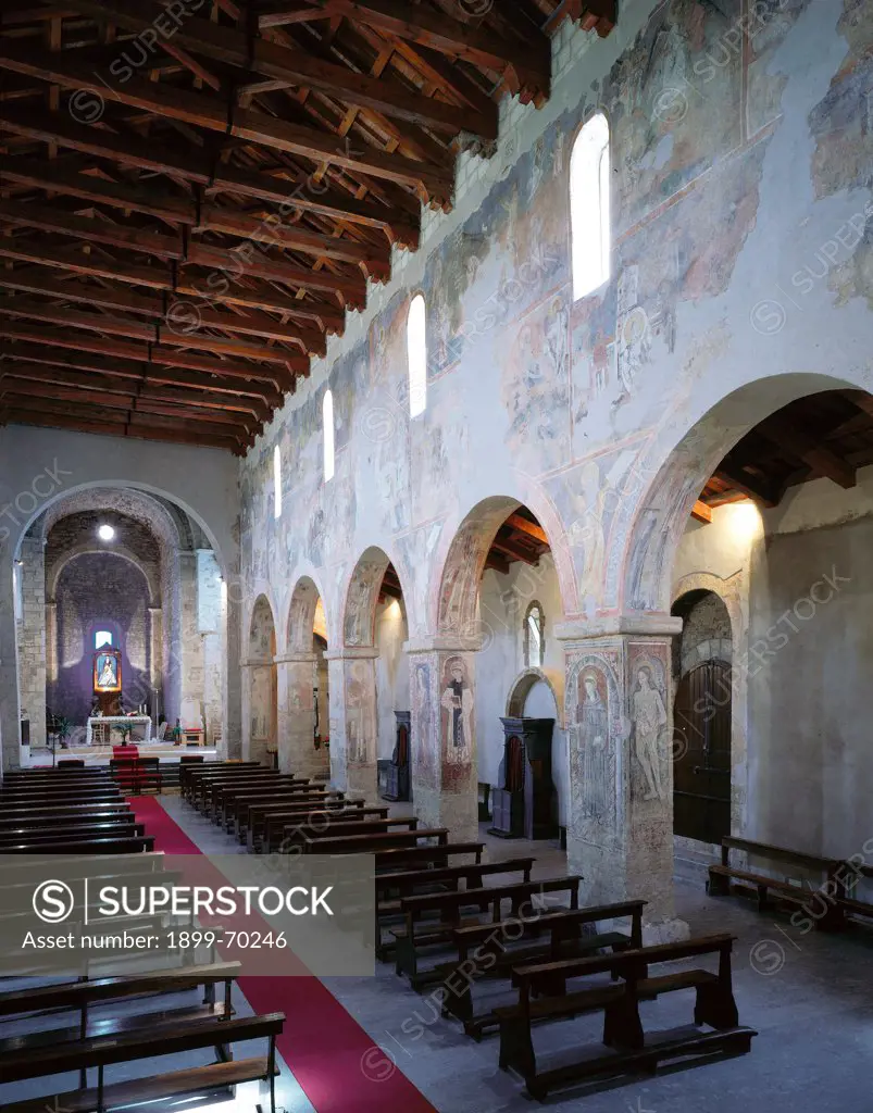 Overall view of the right side of the Church, 12th Century,