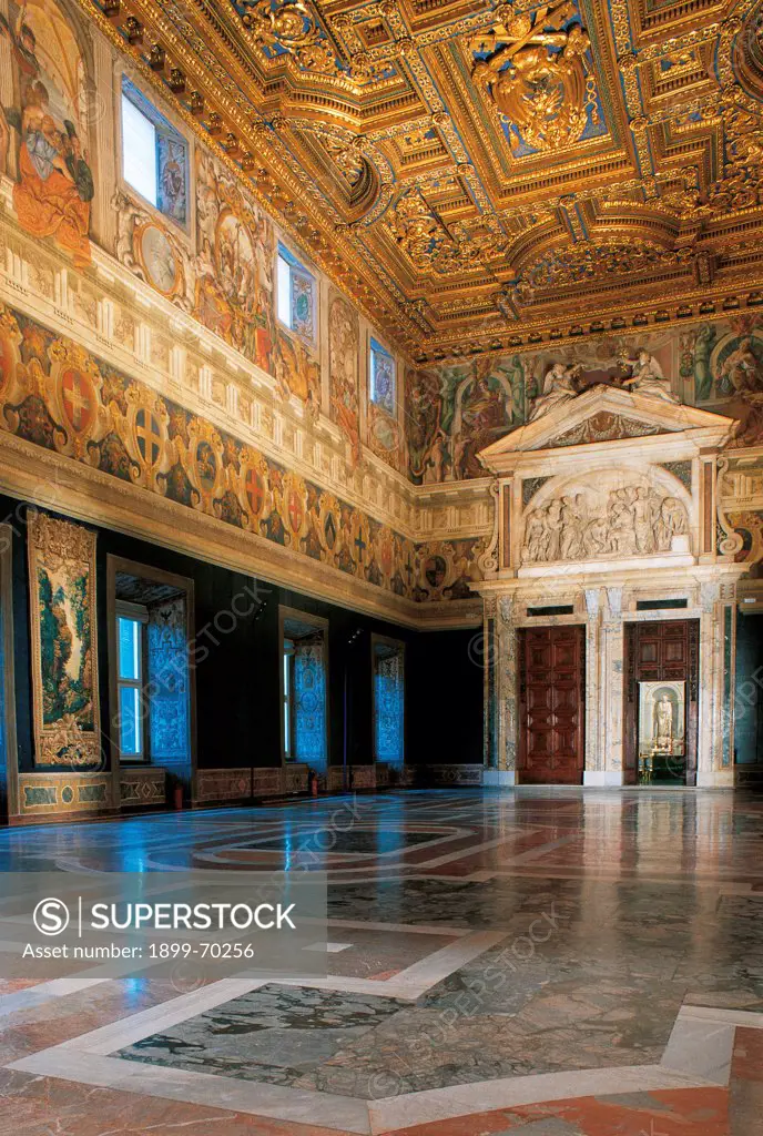 The Quirinal Palace, Rome. Cuirassiers' Room, 17th Century,