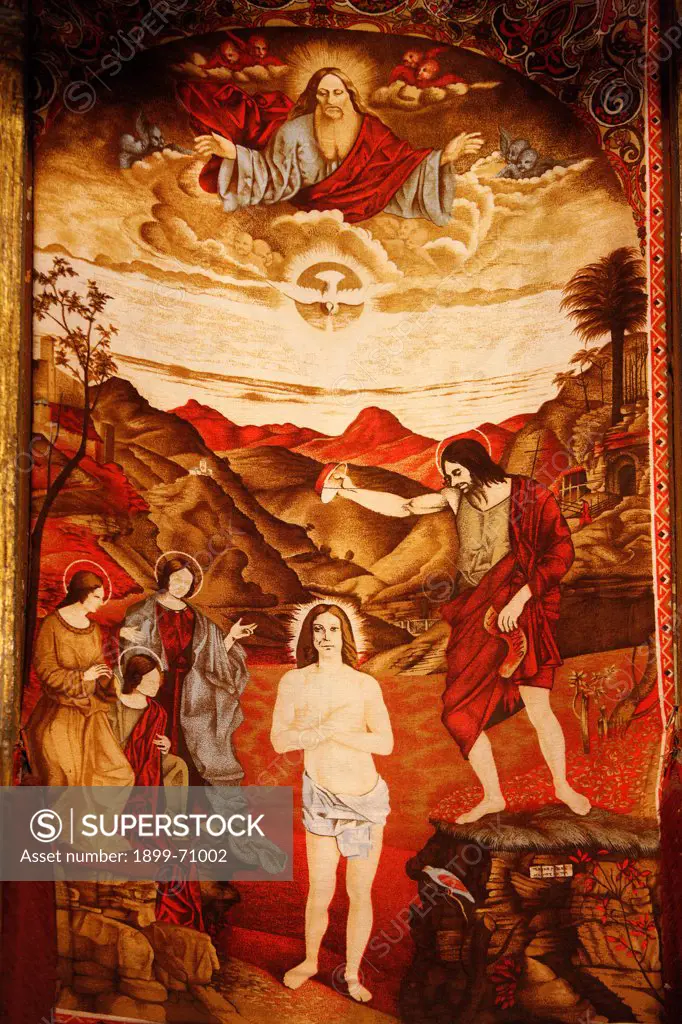 Icon in St Mary's church, Baptism of Jesus