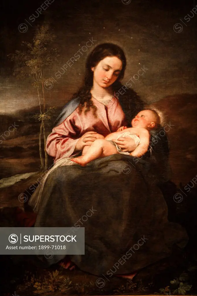 Virgin and child by Alonso Cano