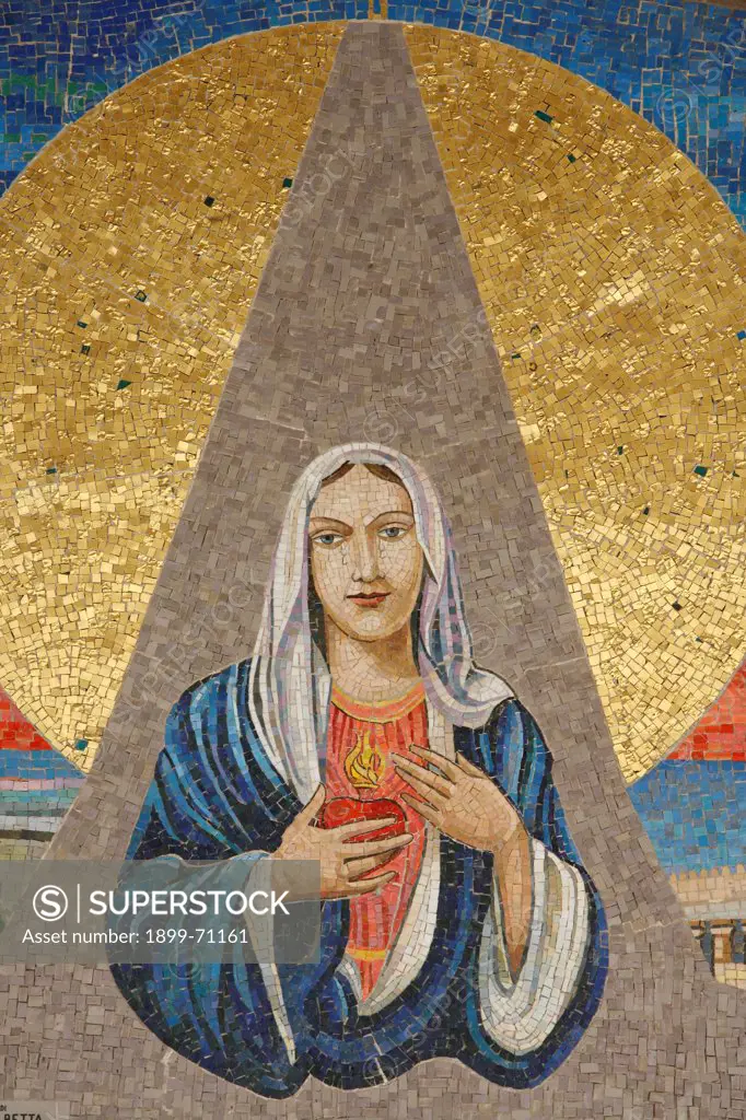 Annunciation basilica, Italian Virgin (Madonna delle lacrime di Siracusa)