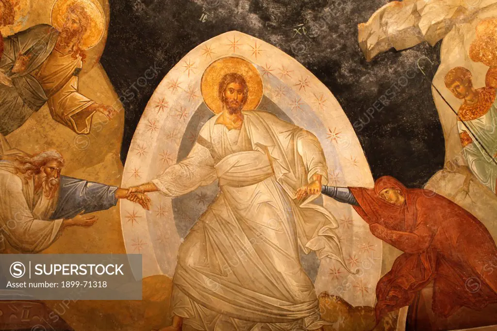Chora church museum, Resurrection fresco
