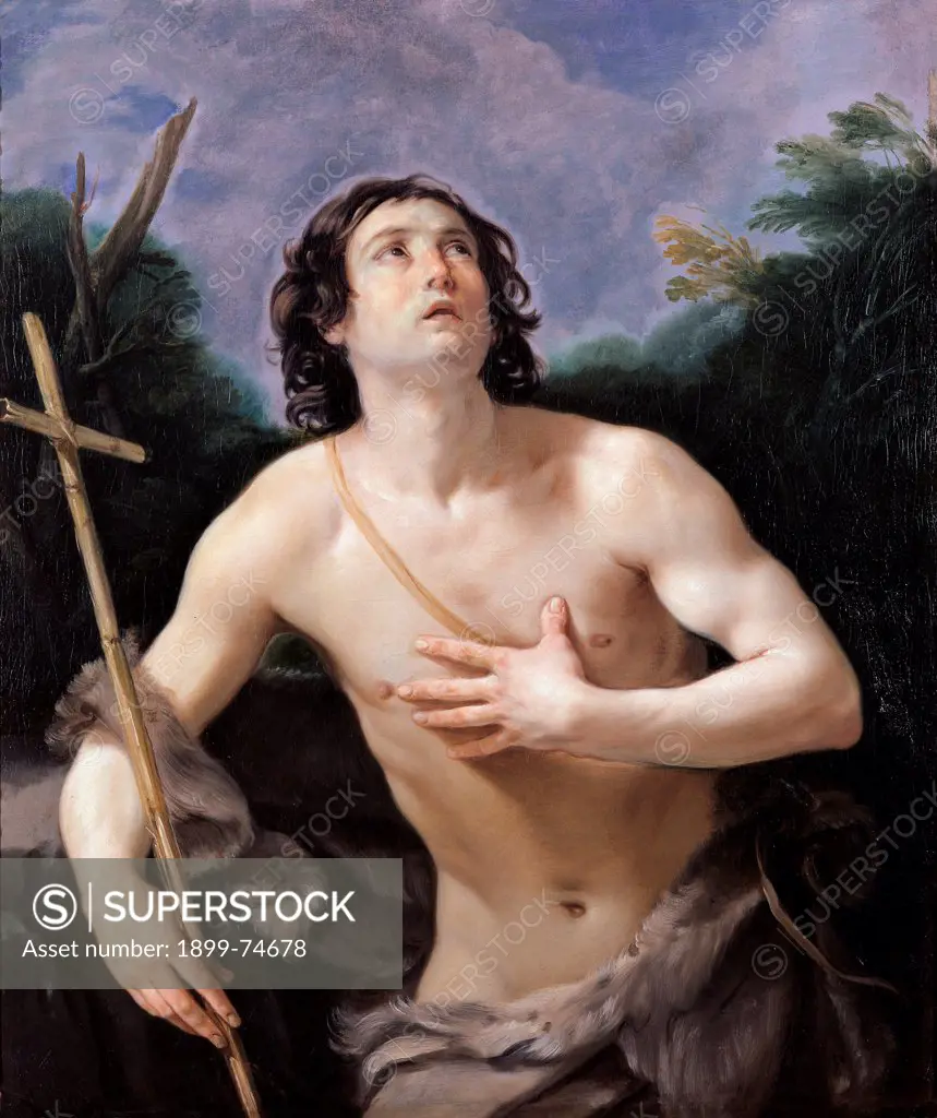 St. John the Baptist, by Reni Guido, 17th Century, 1625, oil on canvas, cm 115 x 95