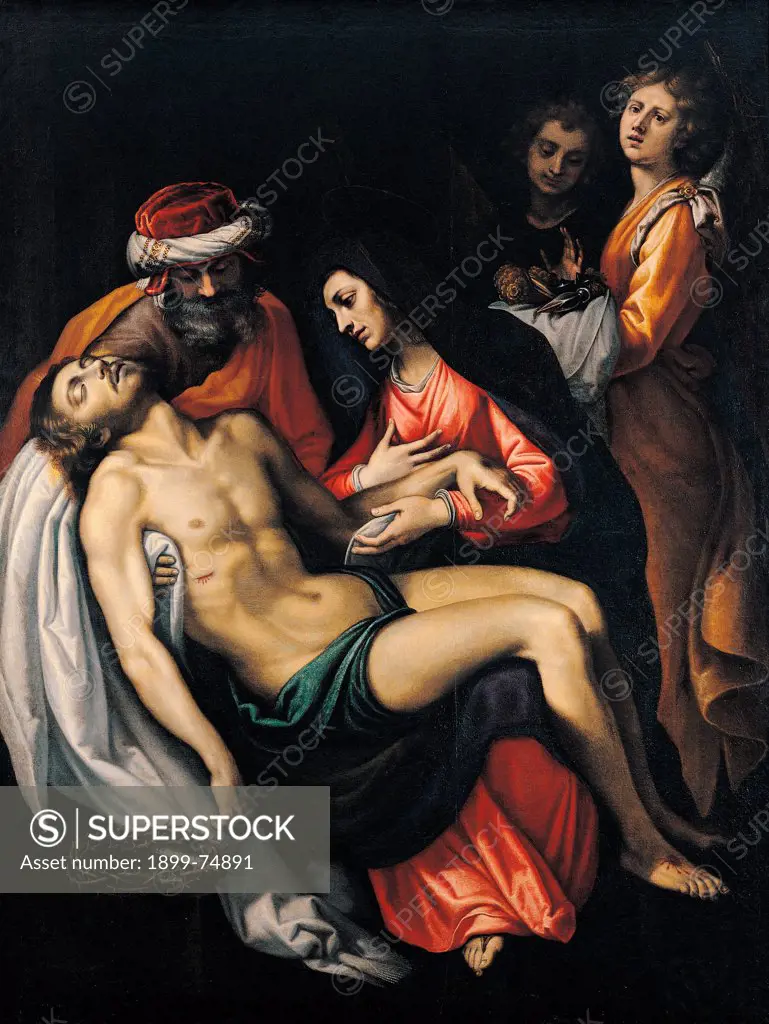 The Deposition, by Cardi Ludovico known as il Cigoli, 16th Century, oil on canvas, cm 206 x 156