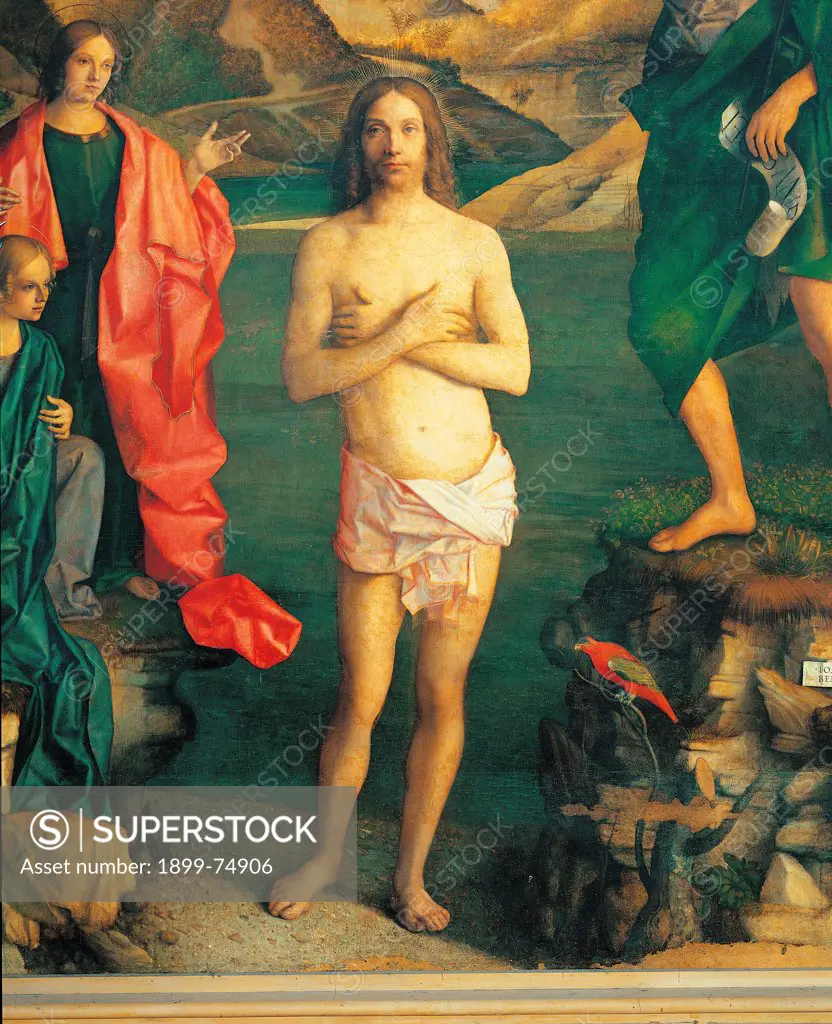Baptism of Christ, by Bellini Giovanni, 16th Century, 1500-1502, oil on canvas, cm 400 x 263