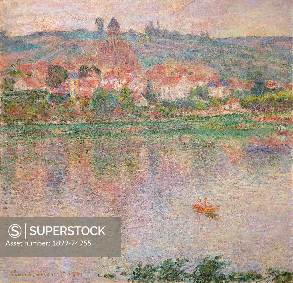 V_theuil, by Monet Claude, 20th Century, 1901, oil on canvas, cm 90 x 92