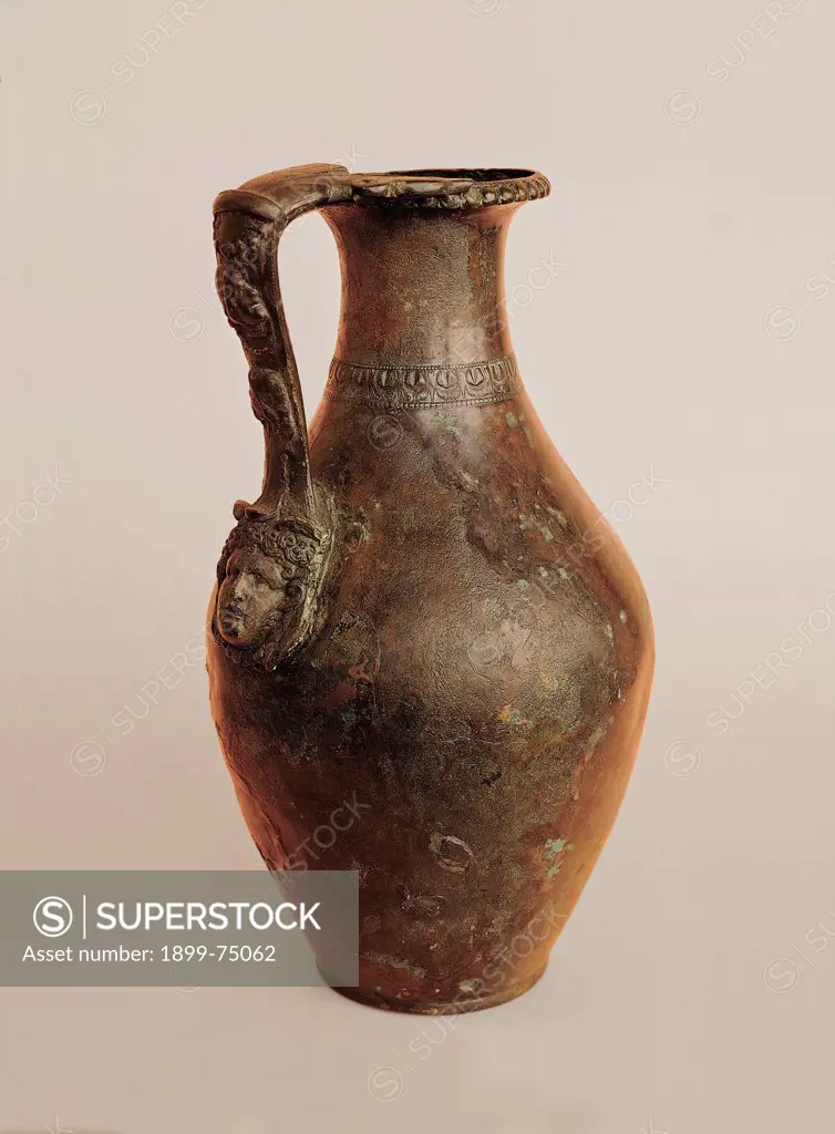 Bronze olpe, 1st Century, casting,