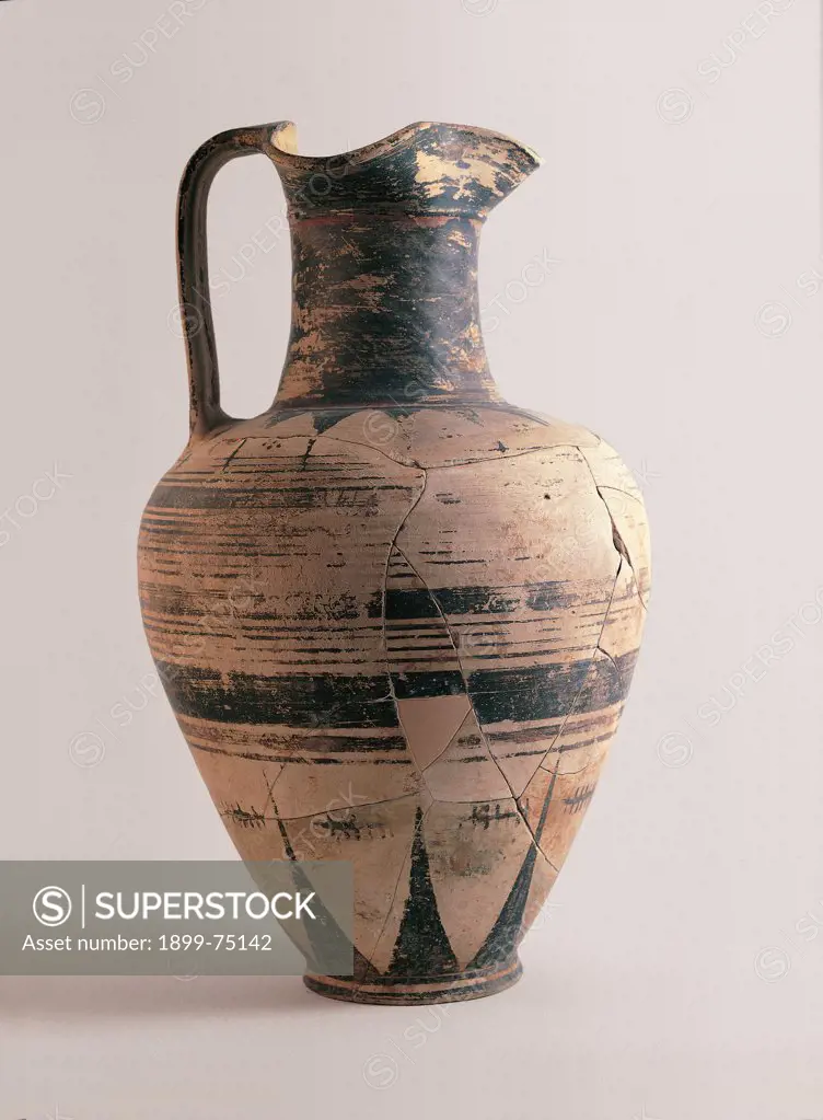 Oinochoe from Cerveteri, 8th Century, ceramic,