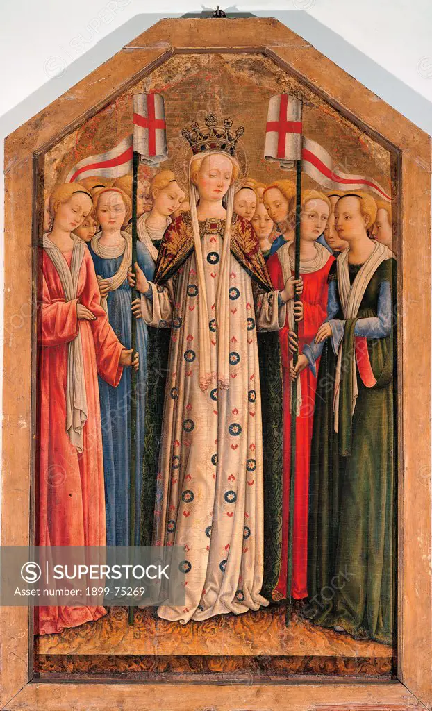 St. Ursula and her Companions, by Vivarini Bartolomeo, 15th Century, board,