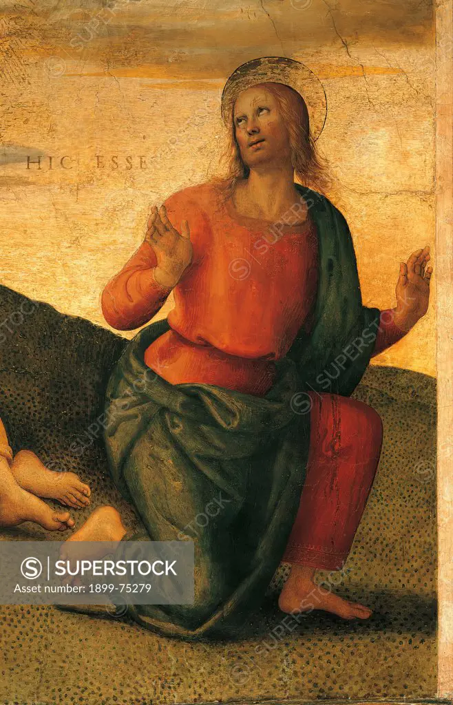 The Transfiguration, by collaboratori Vannucci Pietro known as il Perugino,Vannucci Pietro known as il Perugino, 16th Century, 1502-1502, fresco, 266 x 299