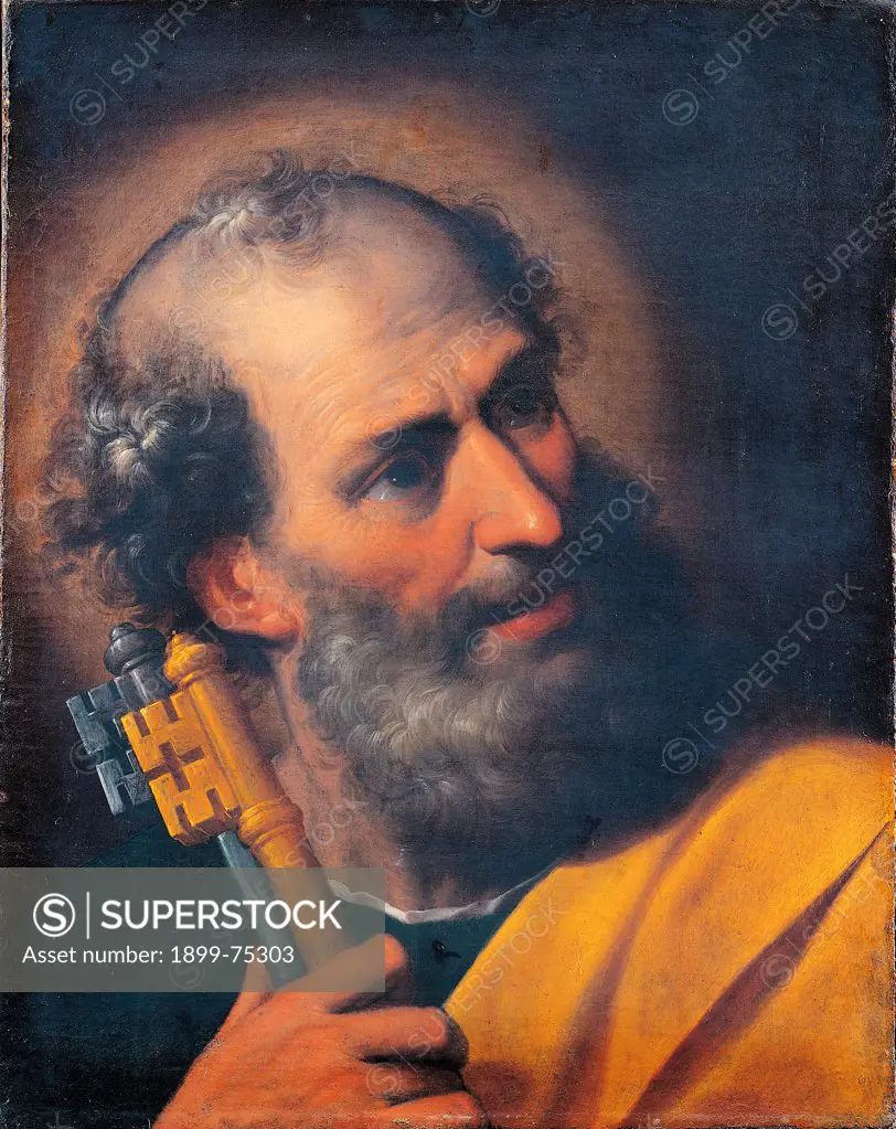 St. Peter, by Procaccini Camillo, 17th Century, 1621, oil on canvas, cm 63 x 50