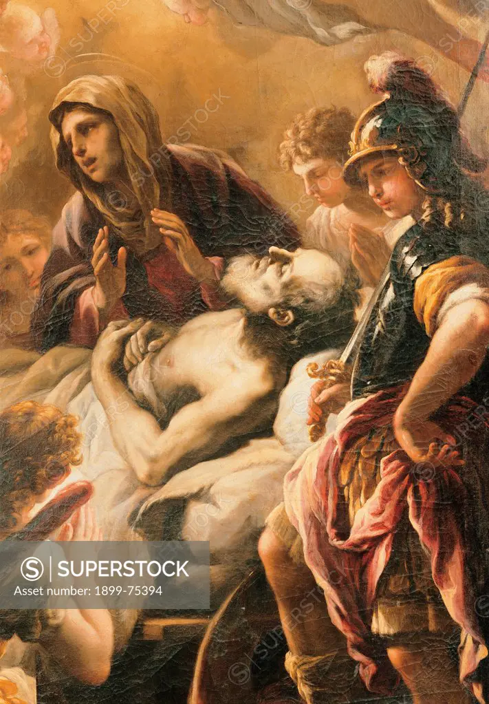 Death of Saint Joseph (Morte di San Giuseppe), by Luca Giordano, 1650, 17th Century, oil on canvas