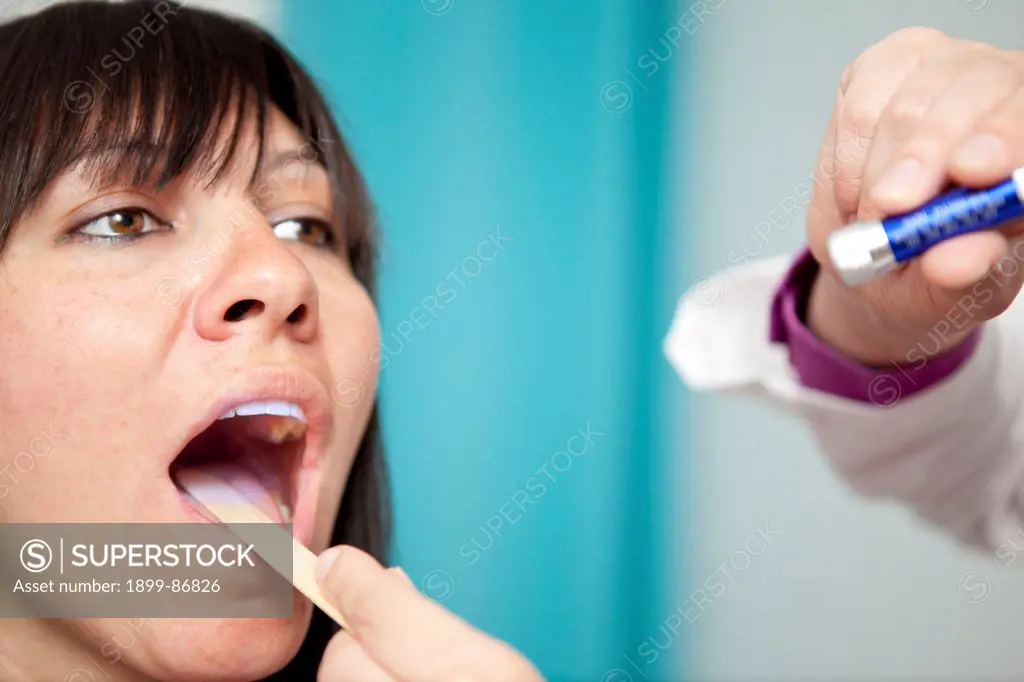 Tongue Depressor Woman
