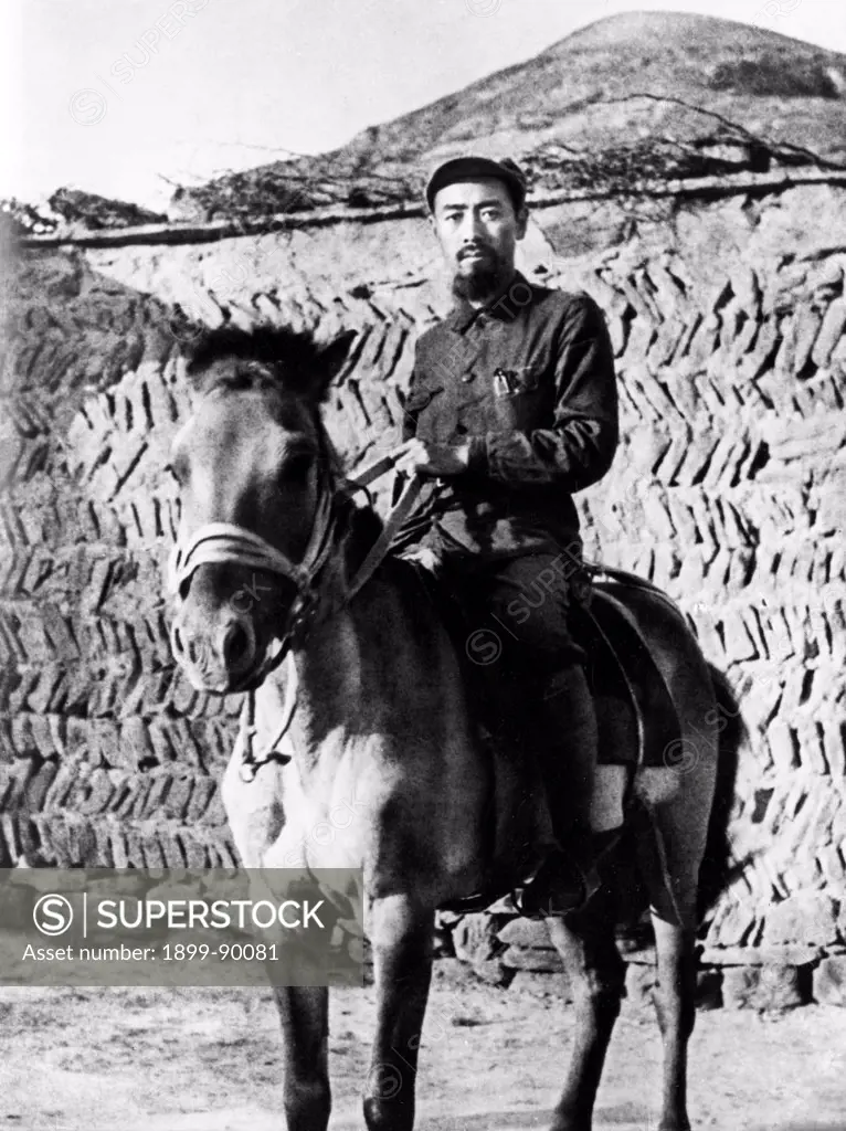 Zhou Enlai in northern Shaanxi Province after the Long March.