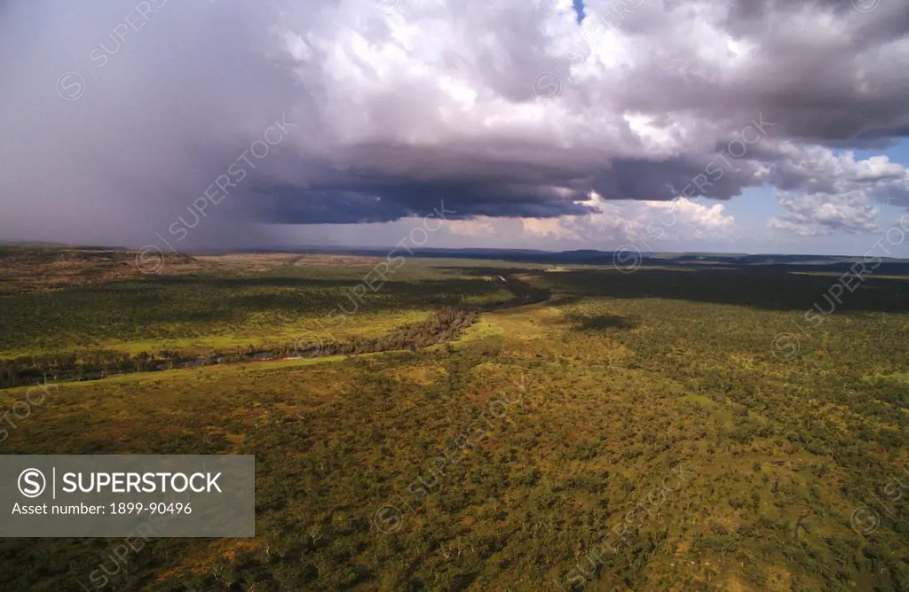 Storm near Drysdale National Park, Kimberley region, Western Australia, Australia. 01/11/2002